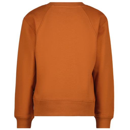 AW23KGN34003_G-BASIC-SWEAT-RN_Toffee brown_BACK