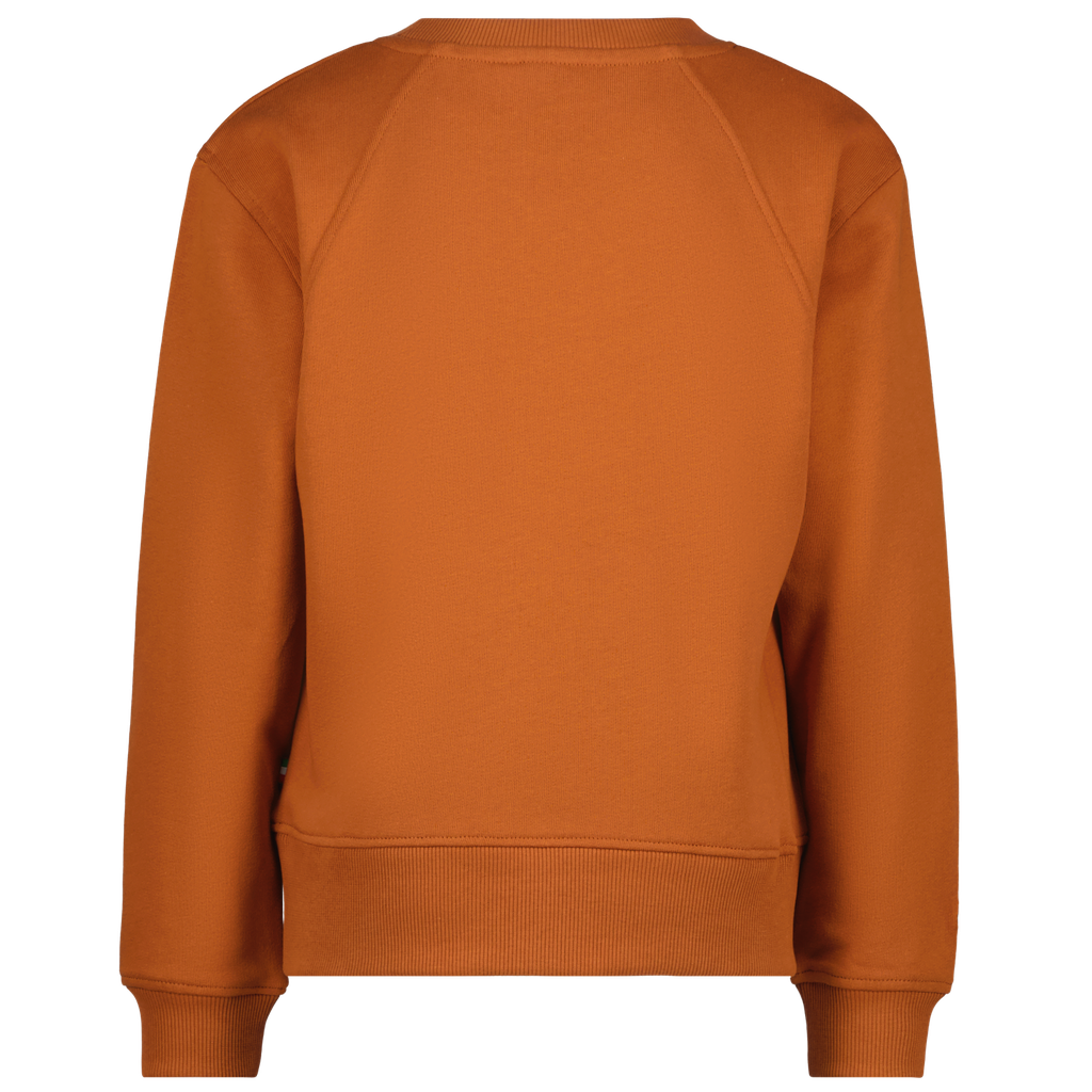 AW23KGN34003_G-BASIC-SWEAT-RN_Toffee brown_BACK