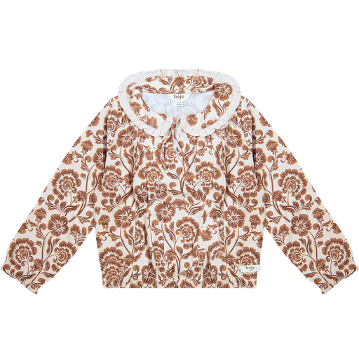 [Baje lodi] (girls Blouse   Linnen aop) 035191