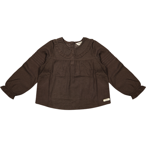 [Baje foggia] (girls Blouse   Linnen brown) 035194