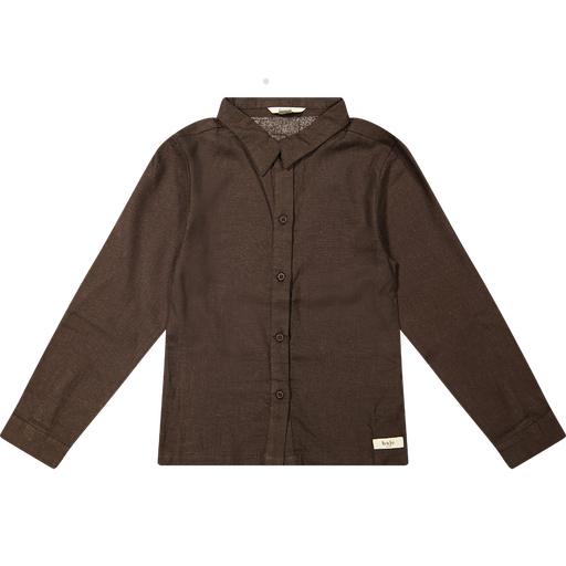 [Baje meina] (boys Blouse   Linnen brown) 035195