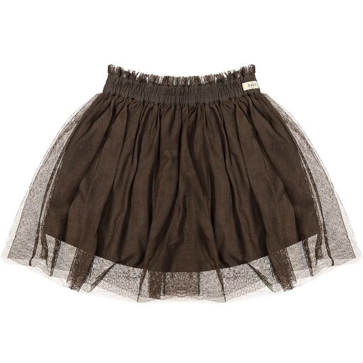 [Baje monza] (girls Tule Skirt Brown ) 035196