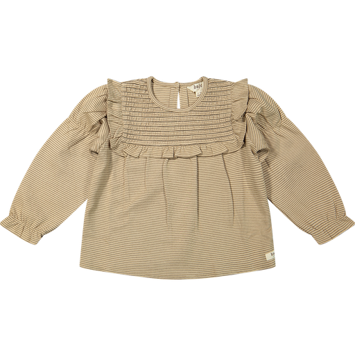 [Baje matera] (girls Smock Top Yarn dyed) 035198