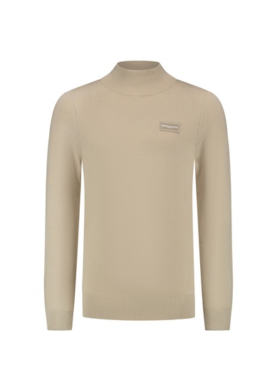 [Ballin 22037805] (boys Knit Turtle Neck Sand) 035412