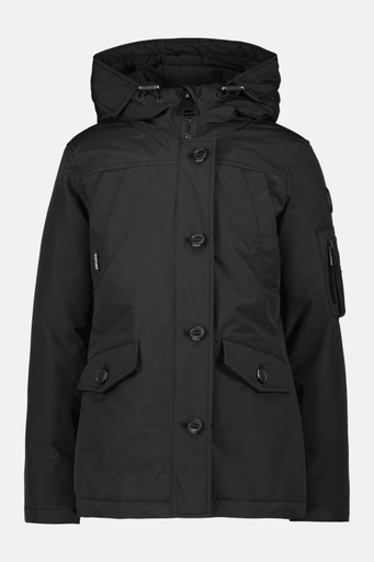 [Air Force HRG0451/901] (girls Blake Parka Black) 035418