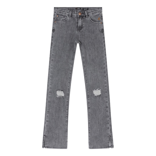 [Indian Blue Jeans ibgw23-2201] (girls Lexi Bootcut Fit Grey denim) 037515