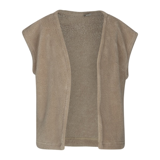 [KIE Stone KS8940] (girls Gillet Teddy Sand) 037641