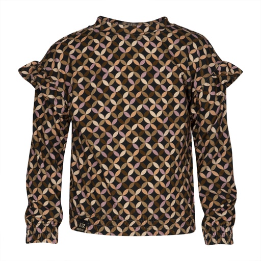 [Kiezeltje kz9006] (girls Top Cintia Brown ) 037675