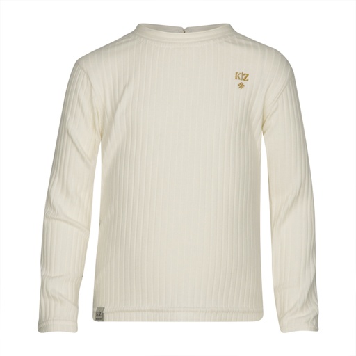 [Kiezeltje kz9063] (girls Top Fleur Off white) 037701