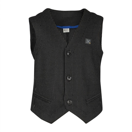[KIE Stone ksb9103] (boys Gilet Bram Zwart) 037724