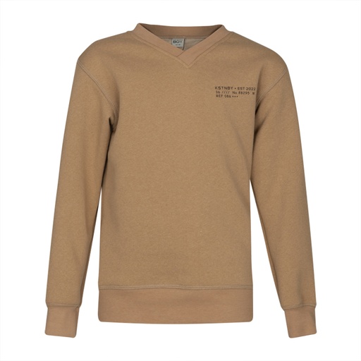 [KIE Stone ksb9111] (boys Sweater Moos Camel) 037730