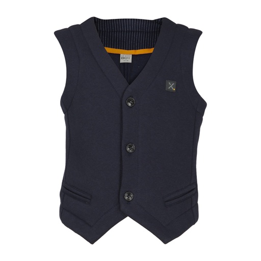 [KIE Stone ksb9137] (boys Gilet Bram Dark blue) 037746
