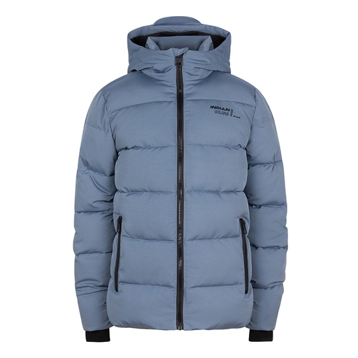 [Indian Blue Jeans ibbw23-1555] (boys Puffer Jacket 515/grey blue) 037784