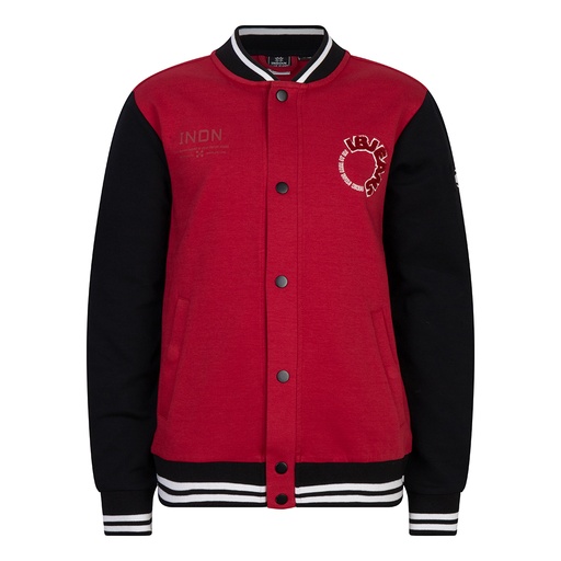 [Indian Blue Jeans ibbw23-4604] (boys Bomber Jacket Ibjeans Maroon red) 037794