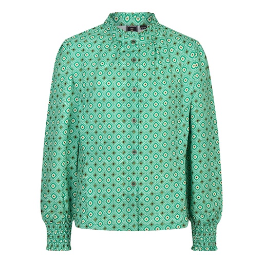 [Indian Blue Jeans ibgw23-5105] (girls Shirt Print Green) 037811