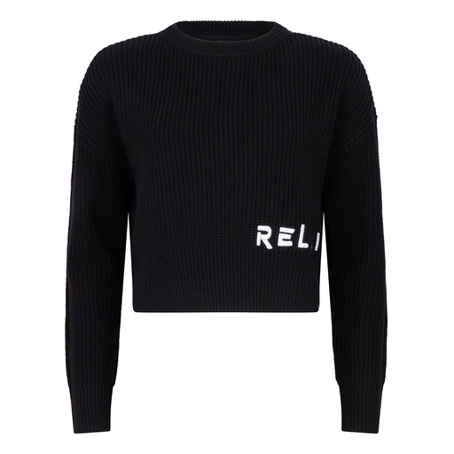 [Rellix rlx-8-g8151] (girls Knitwear Cropped Rellix 999/black) 037853