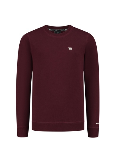 [Ballin 23037302] (boys Crewneck Chest Print 67/burgundy) 037855