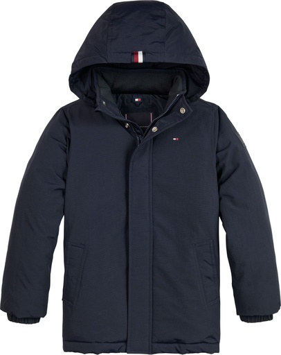 [Tommy Hilfiger kb0kb08561 dw5] (boys Essential Parka Dw5 Navy) 037875