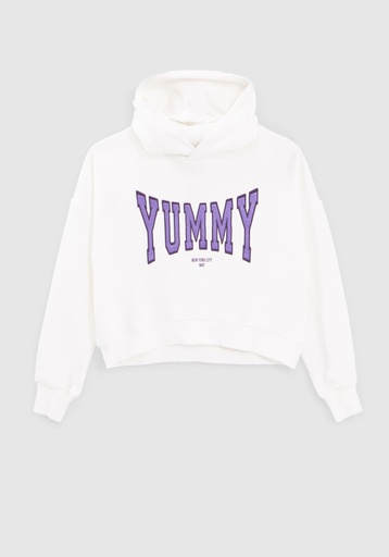 [IKKS XX15044] (girls Sweat Cap     Blanc) 037994