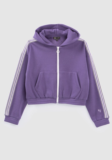 [IKKS XX17014] (girls Cardi Zippe Cap Lila  ) 037995