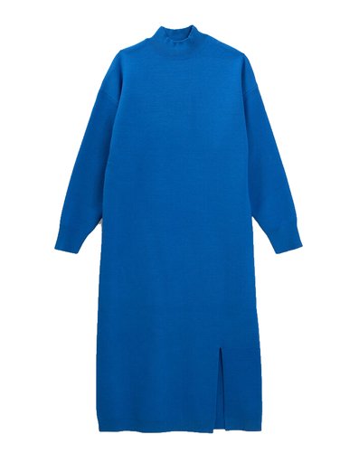 [IKKS XX30074] (girls Robe Longue Ml Blue chambray) 038013