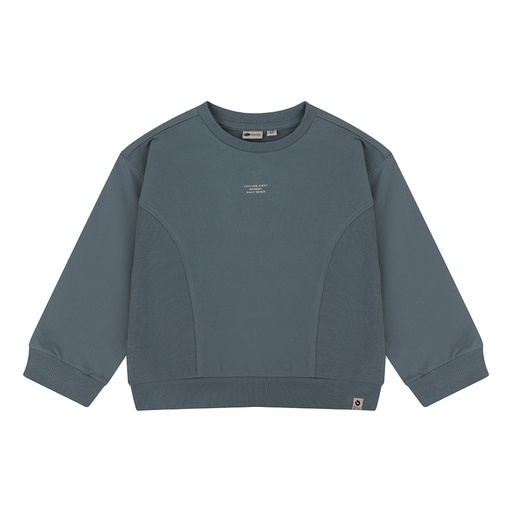 [Daily7 D7B-W23-4511/557] (boys Organic Sweater Oversized Dusty teal) 038031