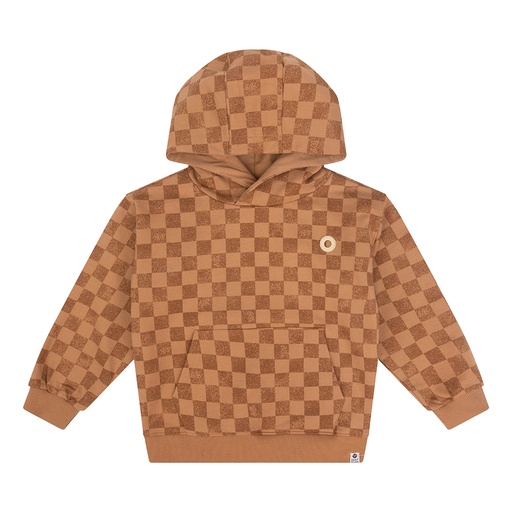 [Daily7 D7B-W23-4552/742] (boys Organic Hoodie Oversized  Hazelnut) 038033