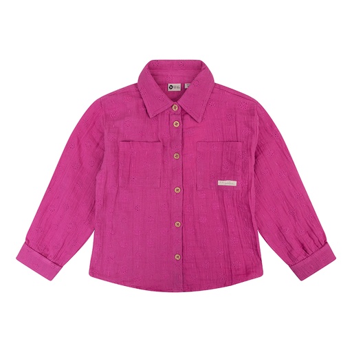 [Daily7 D7G-W23-5101/378] (girls Longsleeve Embroidery Pink) 038053
