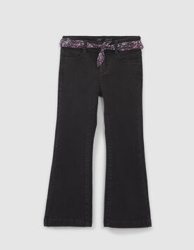 [IKKS XX29062] (girls Denim Flair Noir) 038190